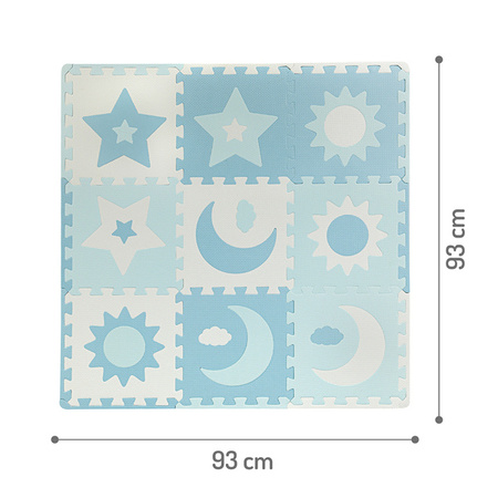 Momi Nebe Puzzle Piankowe Niebieski