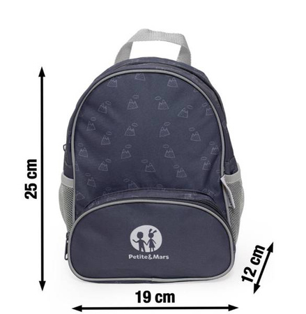 Petite&Mars Backie Plecaczek Dla Dziecka Grey Hills