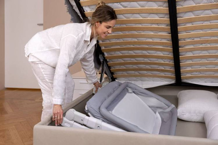 Chicco Next2me Pop-Up Łóżeczko Dostawne Grey Mist