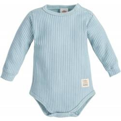 Makoma Body Długi Rękaw Prążek Natural Harmony Turkus 62