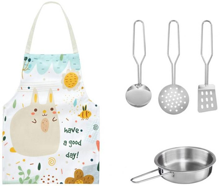 HyperMotion Drewniana Kuchnia Dla Dzieci + Akcesoria