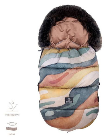 Makaszka Śpiworek Premium Do Wózka 12-36m Rainbow Mountain