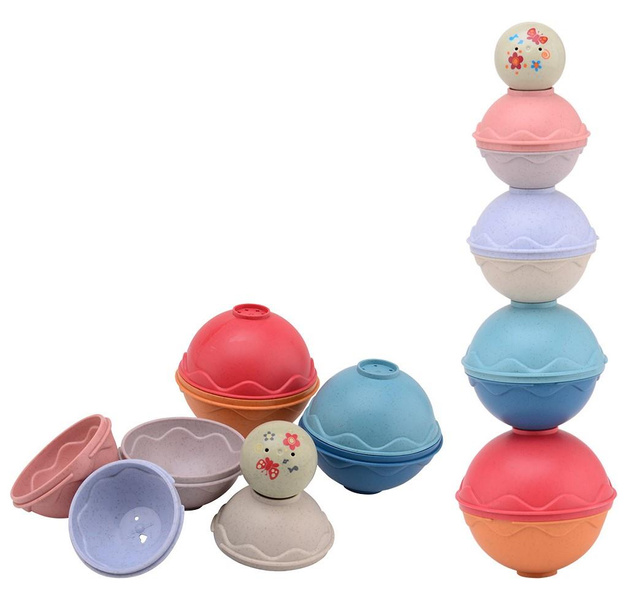 Bo Jungle Silikonowa wieża z kubków Lovely Pink pol_pl_Bo-Jungle-Silikonowa-wieza-z-kubkow-Lovely-Pink-112771_4