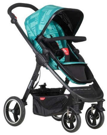 Phil&Teds Mod Wózek Głęboko-Spacerowy 2w1 Niebieski