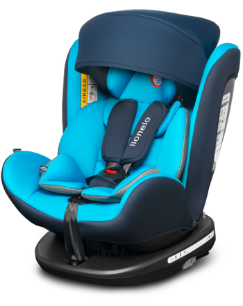Lionelo Bastiaan 360° Fotelik Samochodowy 0-36kg Blue/Black