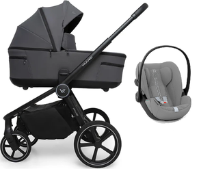 Muuvo Five Wózek Głęboko-Spacerowy + Cybex Cloud G I - Size Fotelik Samochodowy