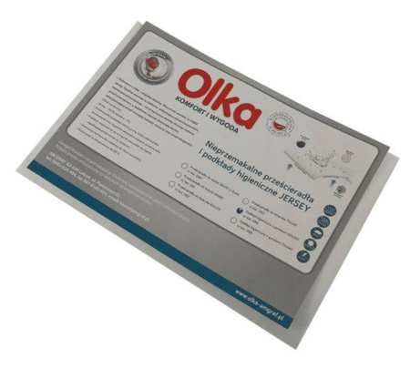 Nieprzemakalny Podkład Higieniczny JERSEY 60x120 OLKA