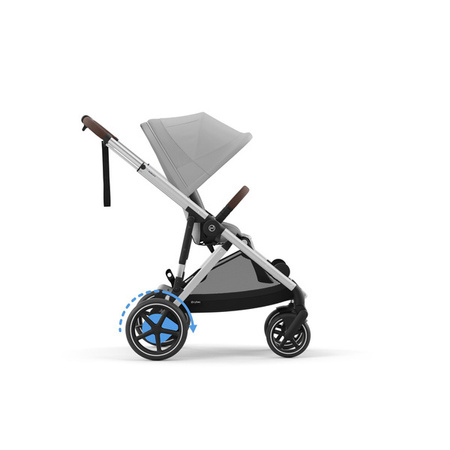 Cybex E-Gazelle S Wspomagany Wózek Głęboko-Spacerowy Rok Po Roku Stone Grey