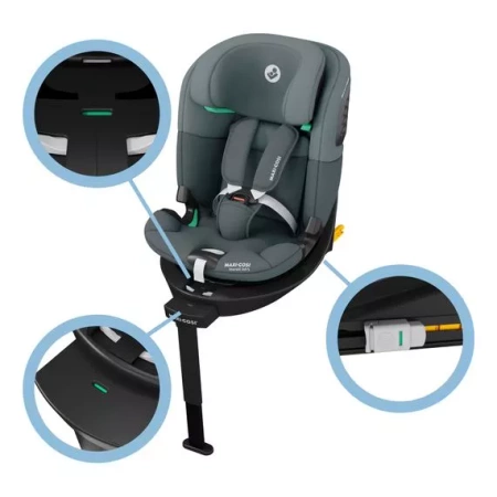 Maxi-Cosi Emerald 360 S Fotelik Obrotowy 0-36 kg Tonal Graphite
