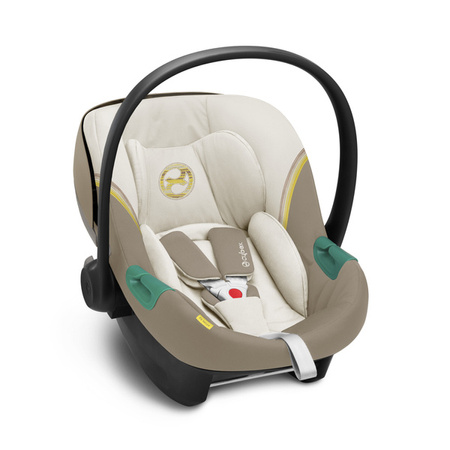 Cybex Aton S2 i-Size Fotelik Samochodowy 0-13kg Seashell Beige 2023 + Cybex Baza One Isofix