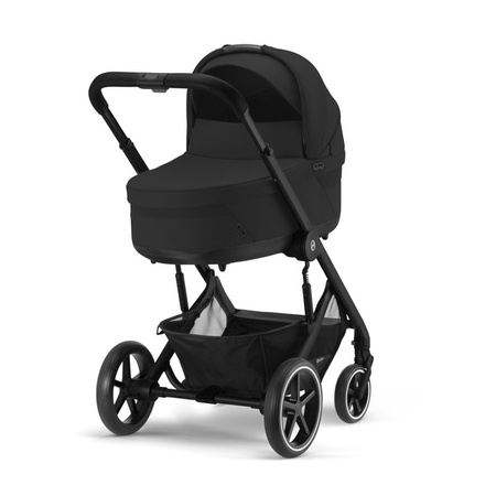 Cybex Balios S Lux Wózek Głęboko-Spacerowy Moon Black 2023 Rama Czarna