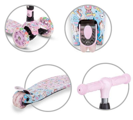 Kidwell Vento Hulajnoga Trójkołowa Balansowa Unique