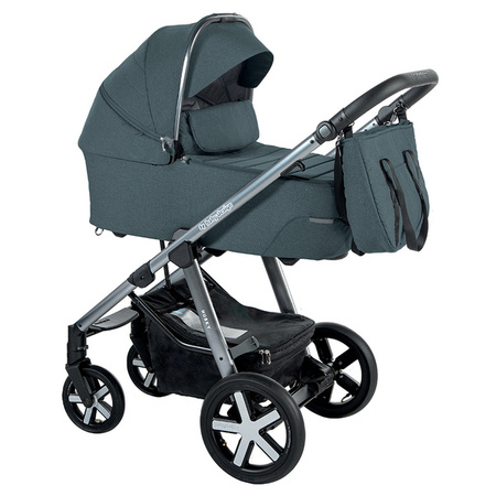 Baby Design Husky Wózek Głęboko-Spacerowy XL 2w1 205 turqouise