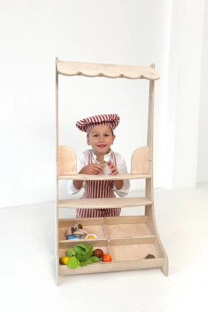 Baby Wood Drewniany Stragan dla Dzieci