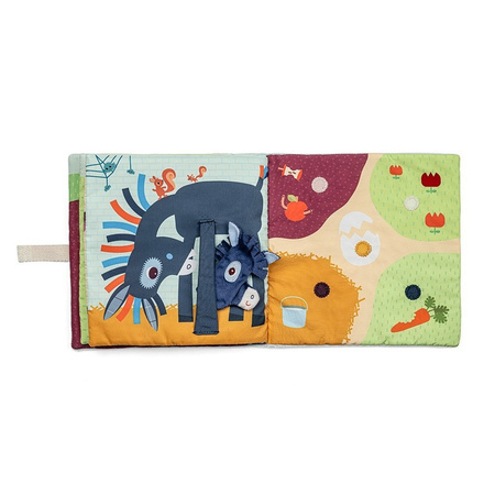 Lilliputiens Książeczka aktywizująca z mini-pacynkami Farma 12 m+