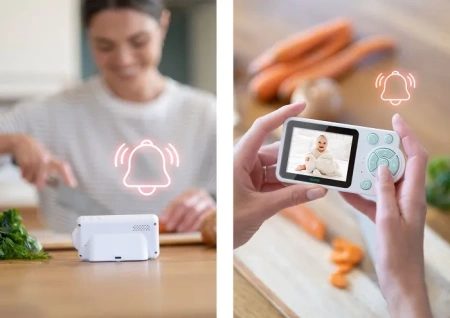 Neno Bambino - Bezprzewodowa Wideo-niania Elektroniczna | Wyświetlacz