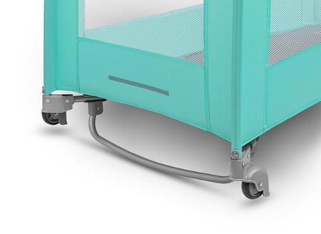 Lionelo Łóżeczko Turystyczne Suzie Turquoise Scandi