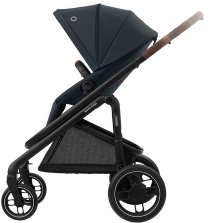 Maxi-Cosi Plaza + Wózek Głęboko-Spacerowy 2w1 Essential Graphite