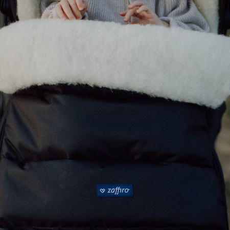 Zaffiro iGrow 2.0 Śpiworek Do Wózka Wełna Czarny