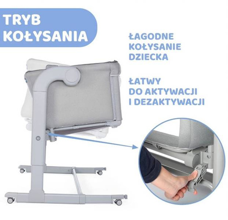 Chicco Next2Me Magic New 2023 Łóżeczko Dostawne Dla Dzieci White Snow