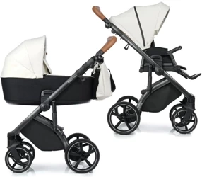 Roan Bass Next Wózek Głęboko-Spacerowy 2w1 Oreo