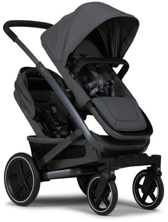 Joolz Geo 3 Twin Wielofunkcyjny Wózek Głęboko-Spacerowy dla Bliźniąt 2w1 Stone Grey
