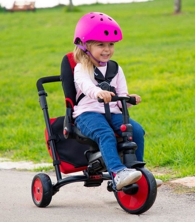 Smart Trike Składany Rowerek Dziecięcy/Wózek 8w1 STR7 Czarny