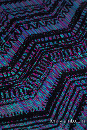 LennyLamb Nosidełko LennyHybrid Half Buckle, Splot żakardowy, 100% Bawełna Eco Eclectic
