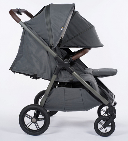 Mast M.Twin x Wózek Spacerowy Bliźniaczy koła HP Volcanic Ash