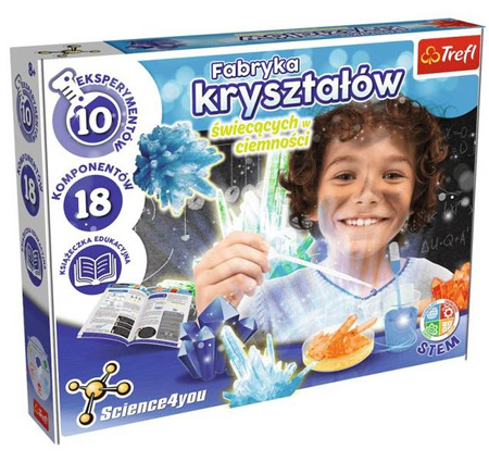 Trefl Fabryka Kryształów Świecących w Ciemności 61103