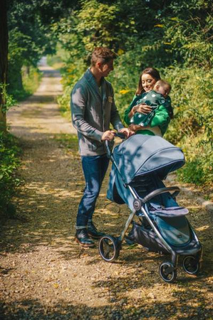 Espiro Wave Wózek Spacerowy 107 Silver Grey