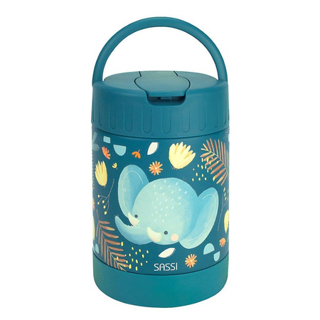 Sassi Termos obiadowy dla dzieci 350ml Słonik