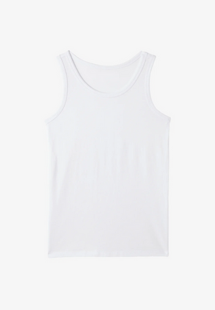 Yo! Podkoszulka Boy Pojedyńcza 134 - 140cm Biała