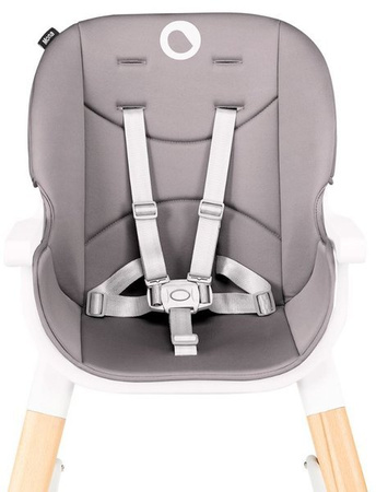 Lionelo Mona Drewniane Krzesełko Do Karmienia Stone