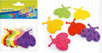 Craft With Fun Ozdoba Dekoracyjna Filcowa Owady