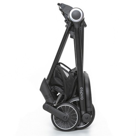 Espiro Galaxy Wózek Głęboko-Spacerowy + Gondola Una + Adaptery Zestaw 2w1 17 Graphite Street + Grey Center