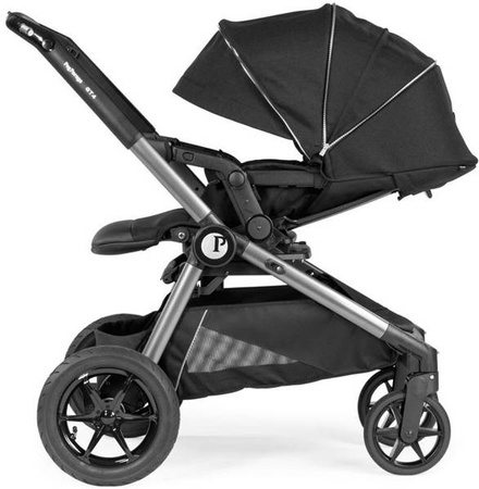 PegPerego GT4 Wózek Głęboko-Spacerowy Terenowy 2w1 Black Shine