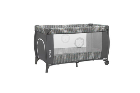 Lionelo Sven Plus Łóżeczko Turystyczne Grey Scandi