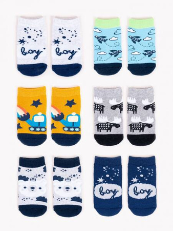 Yo! Skarpety Chłopięce Frotte 0-3 m