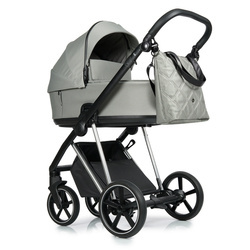 [OUTLET] Roan Ivi 2.0 Wózek Głęboko-Spacerowy Rama Light Chrome Tea Leaf