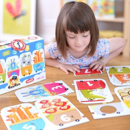 CzuCzu Puzzle z Dziurka Pociąg do Liczenia