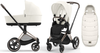 Cybex e-Priam 4.0 Wózek Głęboko-Spacerowy Off White + Cybex Platinum Śpiworek