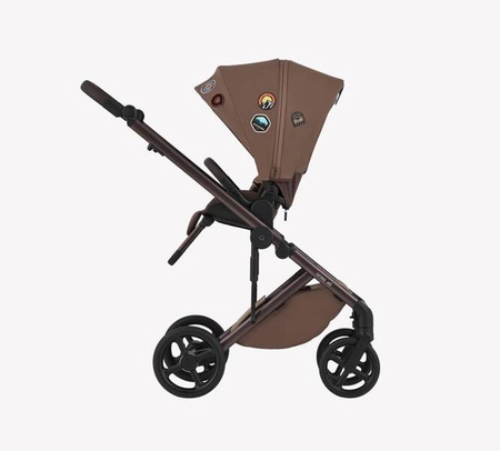 Anex Eli Wózek Głęboko-Spacerowy Wander + Cybex Aton B2 i-Size Fotelik Samochodowy 0-13kg + Baza One Volcano Black