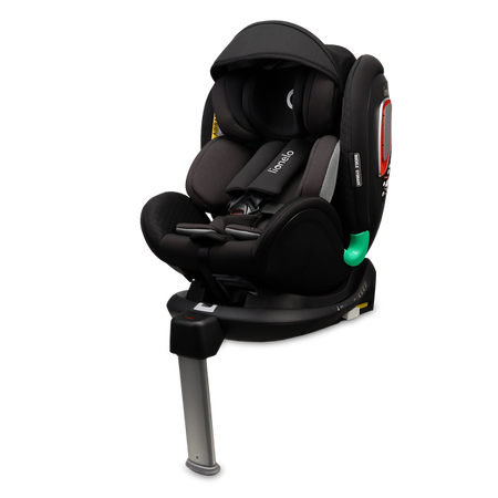 Lionelo Antoon Plus Fotelik Samochodowy ADAC 0-18kg Black Onyx