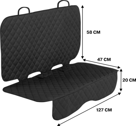 Caretero Mata Ochronna Samochodowa Pikowana