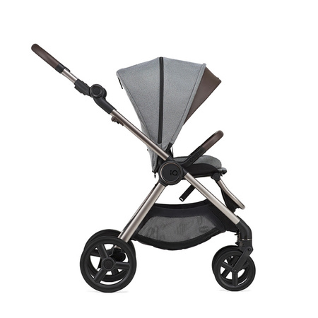 Anex IQ Premium New Transfarmation Wózek Głęboko-Spacerowy Pure + Cybex Aton B2 i-Size Fotelik Samochodowy 0-13kg + Baza One Volcano Black