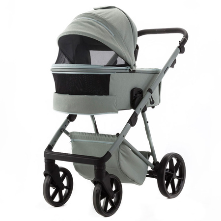 Adamex Delta Natura 4 Wózek Głęboko-Spacerowy Mint