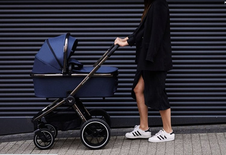 Muuvo Quick 2.0 Wózek Spacerowy Black Chrome Anthracite