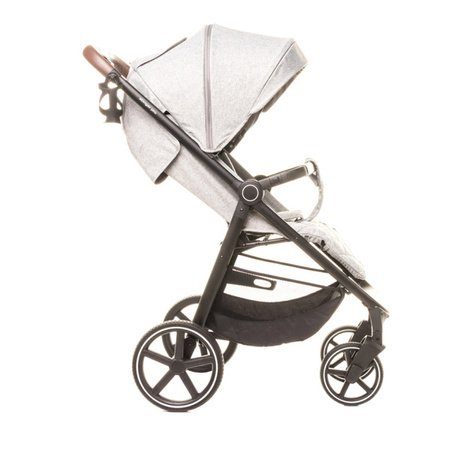 4Baby Stinger Pro Wózek Spacerowy Melange Light Grey