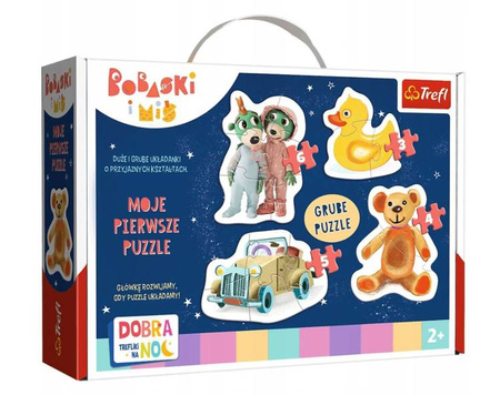 Trefl Puzzle Baby Classic Urocze Bobaski Dobranoc, Trefliki Na Noc 36095